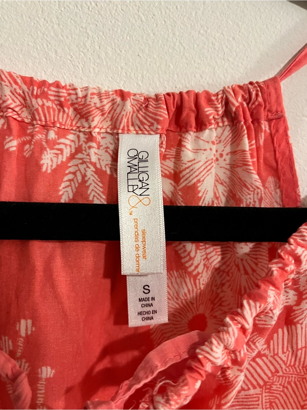 Gilligan & O’Malley Coral Floral Halter SunDress Island Lounge Wear Size Small - Picture 3 of 9